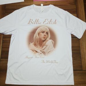 A4 Billie Eilish World Tour T Lg White